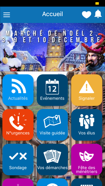 application mobile de Ribeauvillé - mymairie